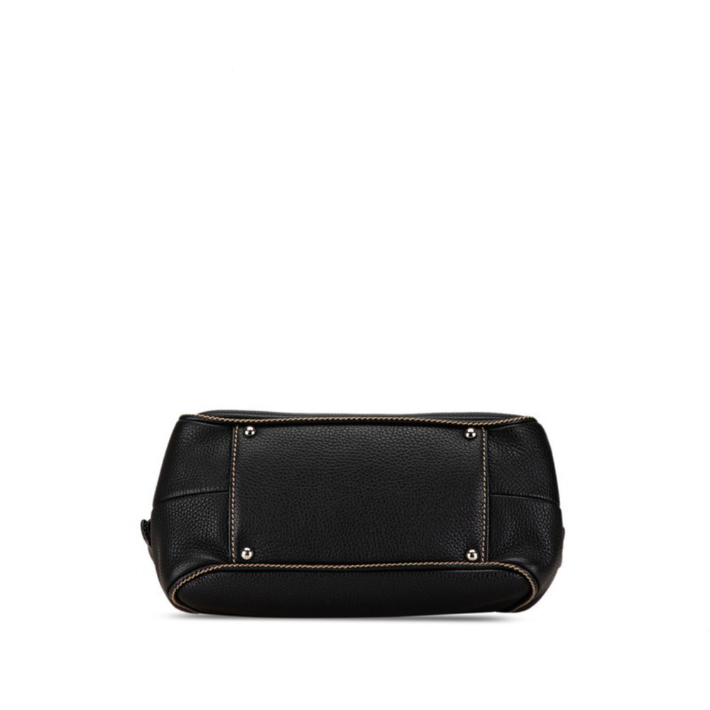 CHANEL Black Leather Boston Bag - Picture 3 of 9